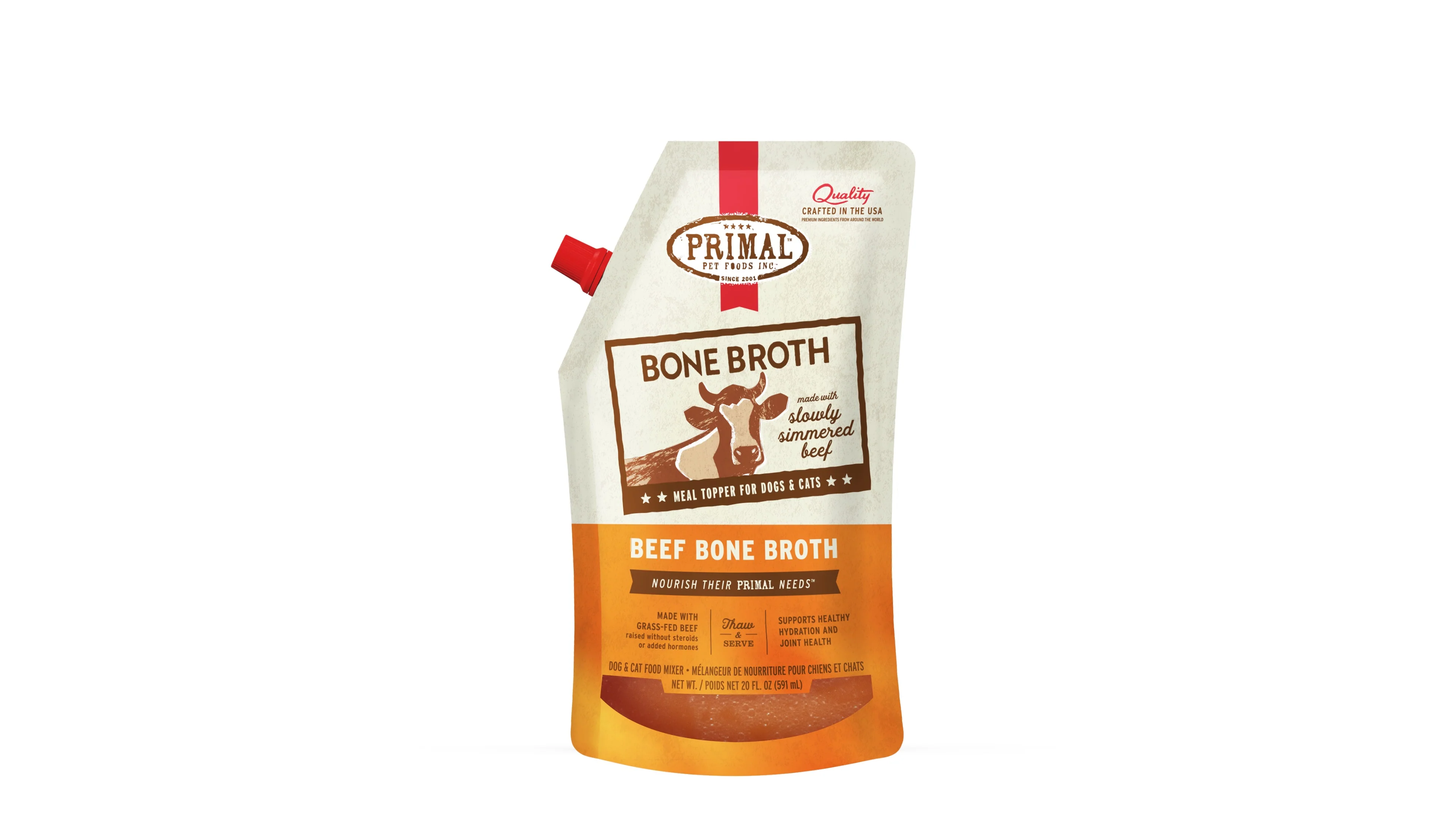 Primal Bone Broth Beef 20 oz. - Image 2