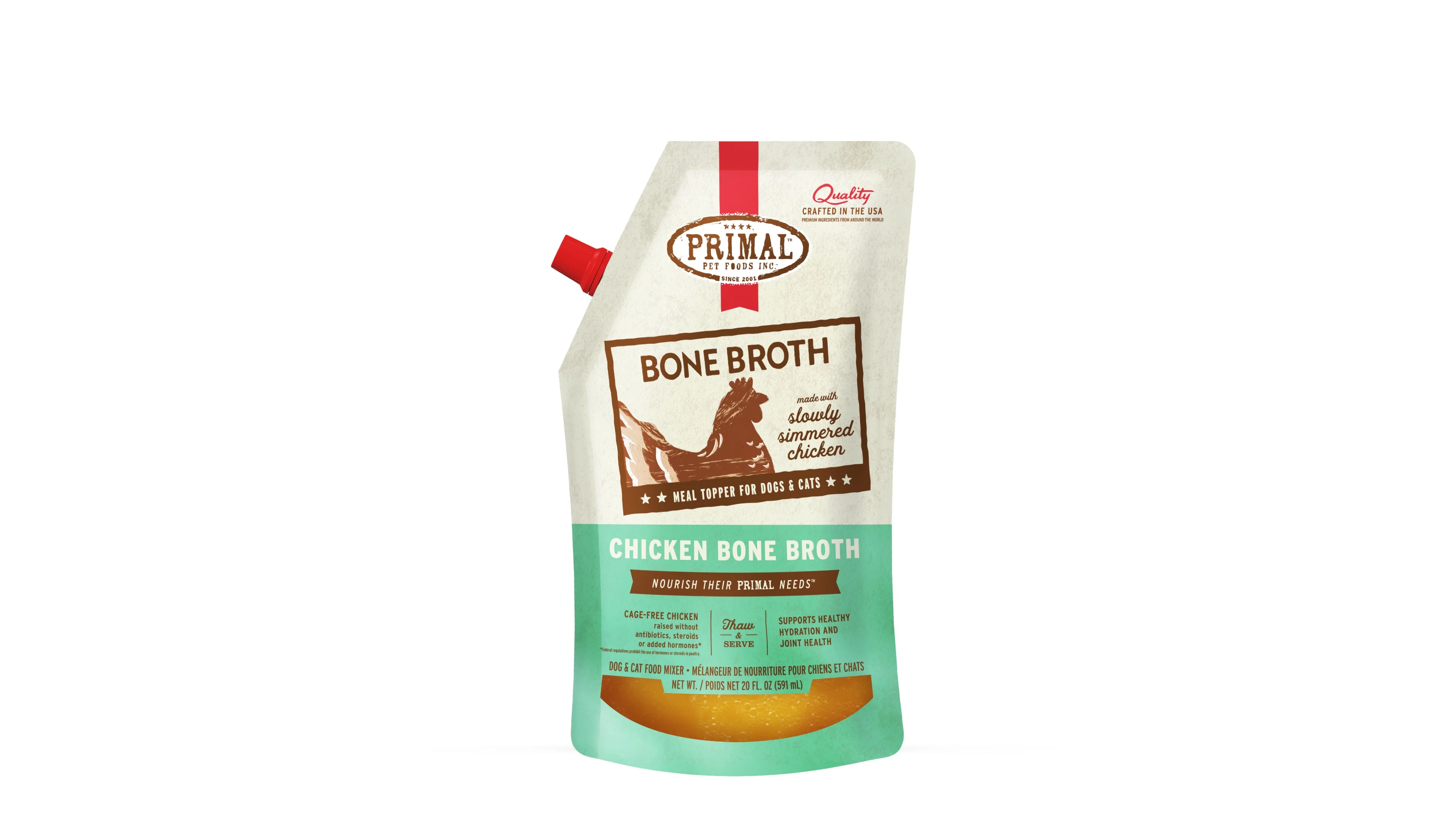Primal Bone Broth Chicken 20 oz. - Image 2