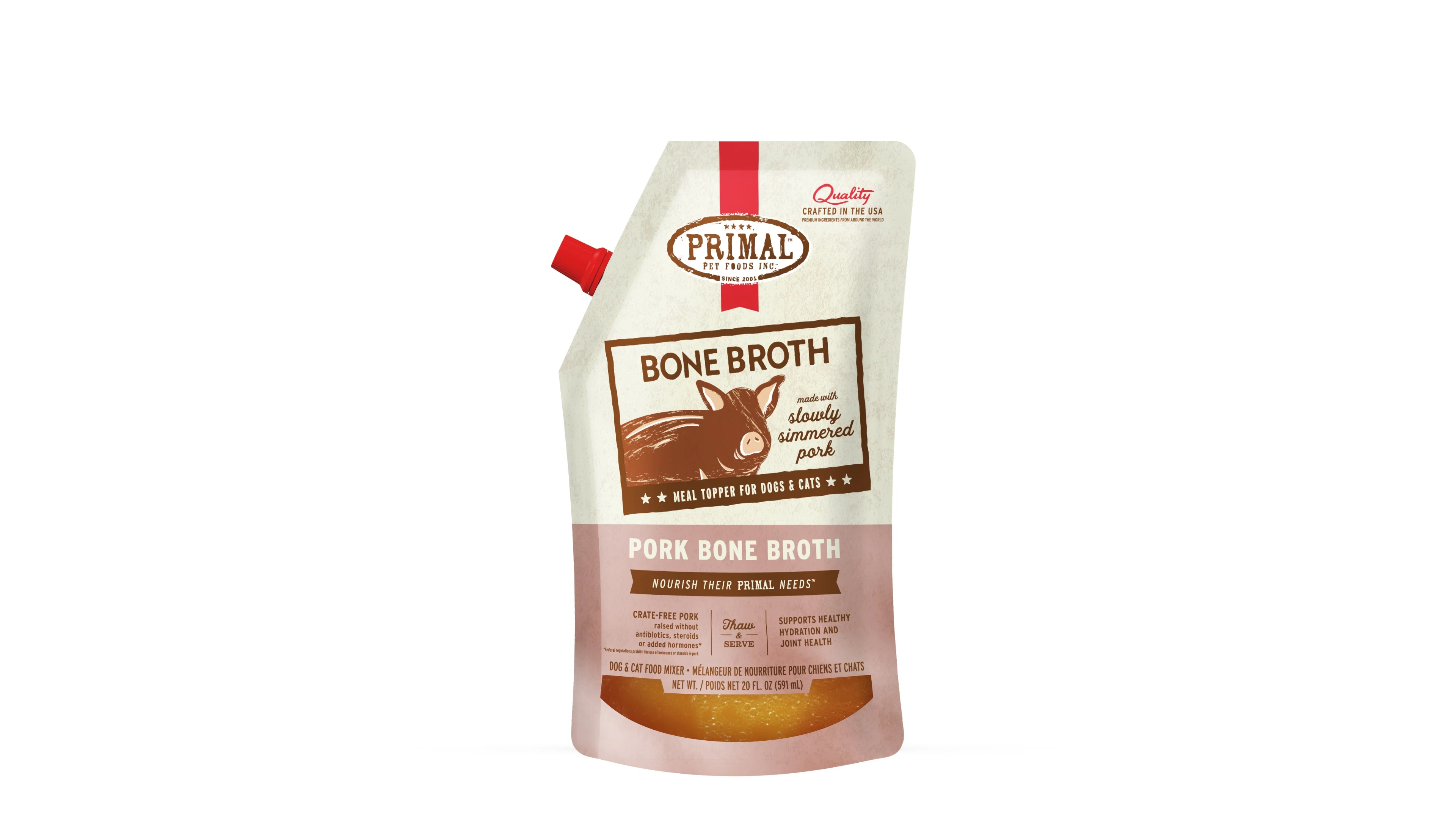 Primal Bone Broth Pork 20 oz. - Image 2