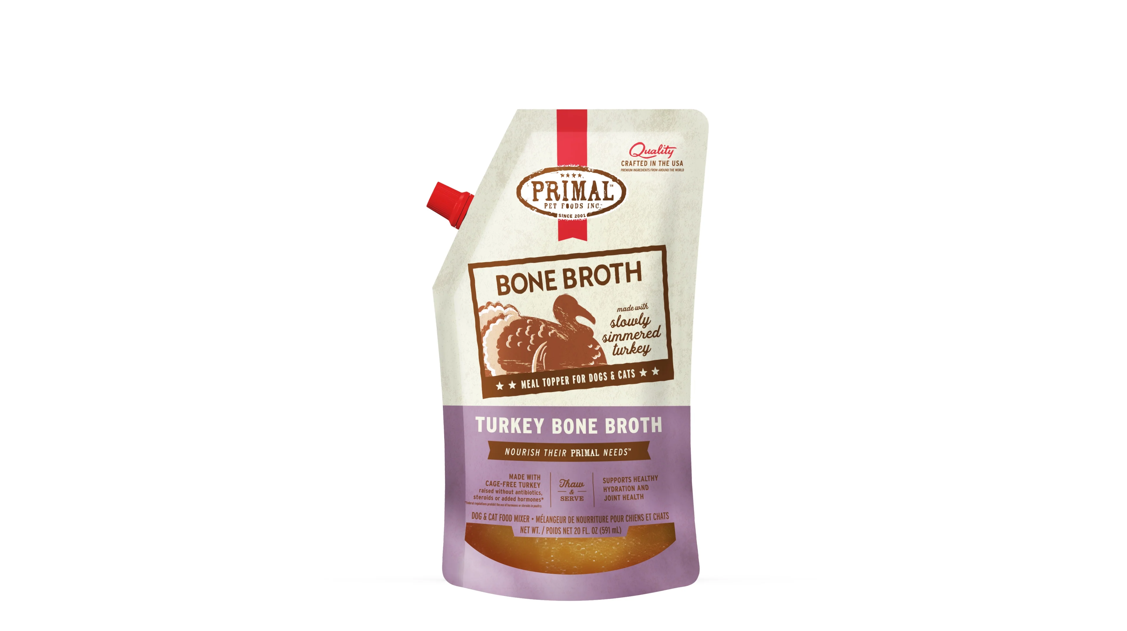 Primal Bone Broth Turkey 20 oz. - Image 2
