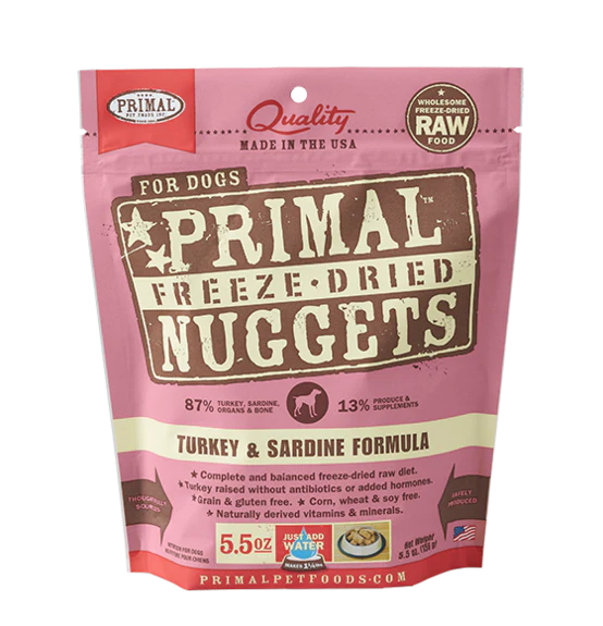 Primal Freeze-Dried Turkey & Sardine Formula - Image 3