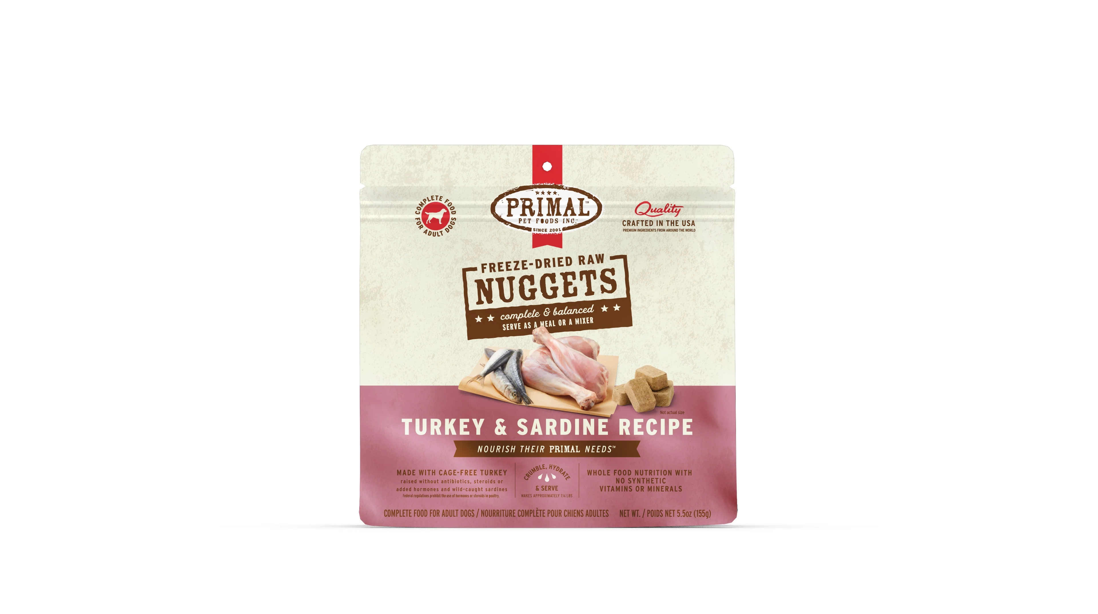Primal Freeze-Dried Turkey & Sardine Formula - Image 5