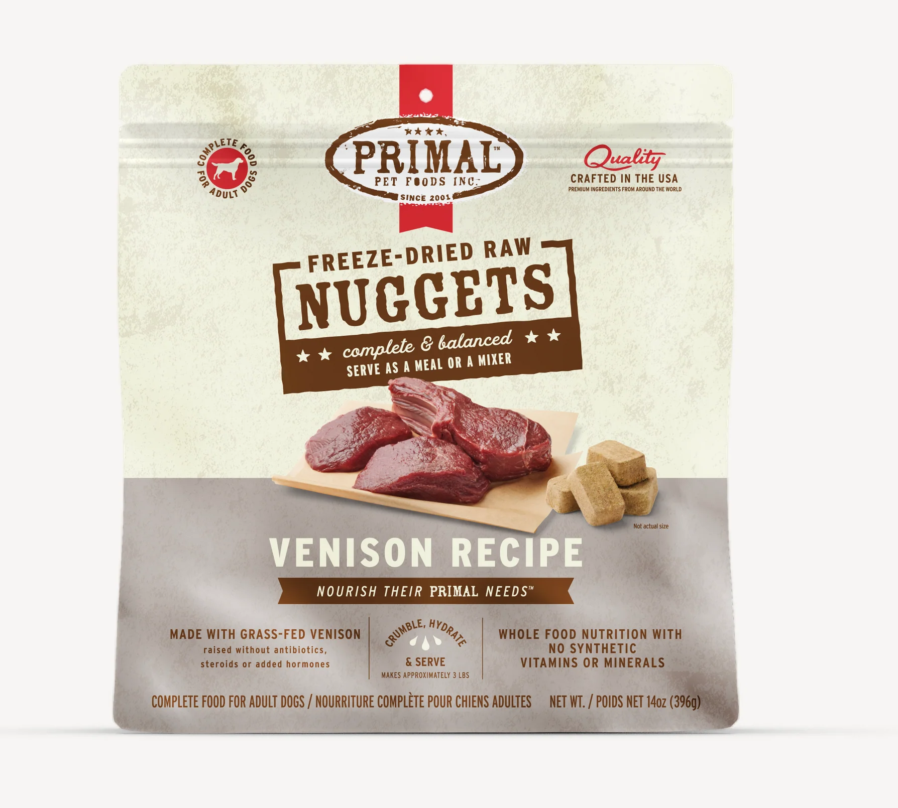 Primal Freeze-Dried Venison Formula 14 oz - Image 2