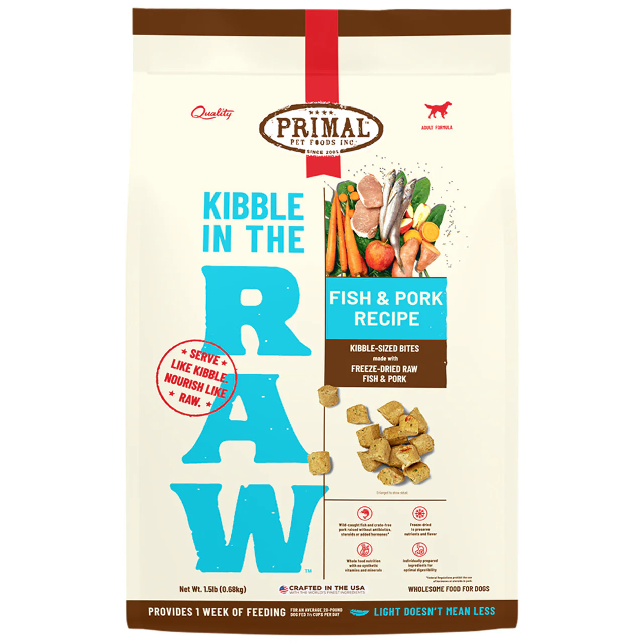 Primal Kibble in the Raw Fish & Pork - Image 2
