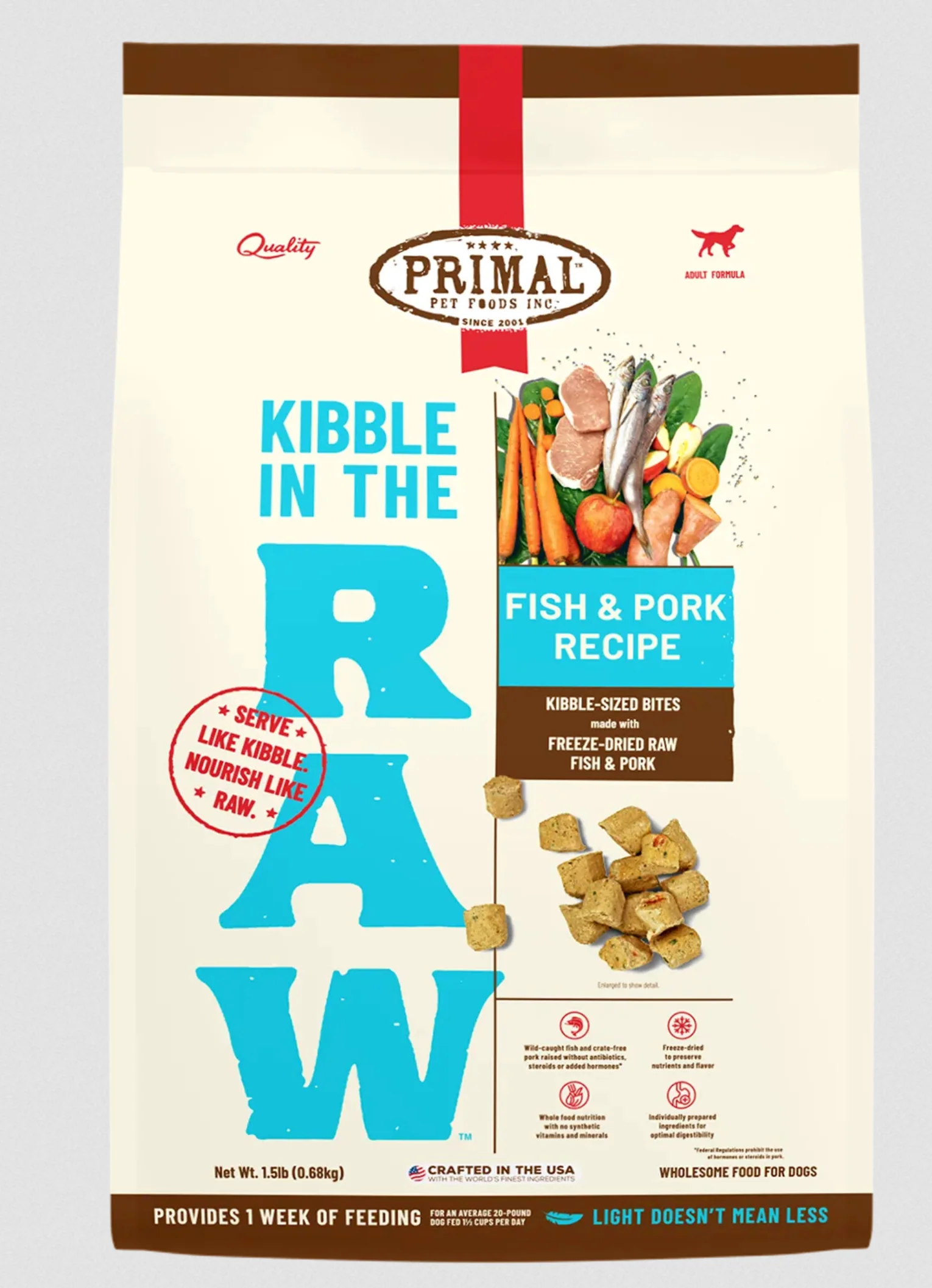 Primal Kibble in the Raw Fish & Pork - Image 4