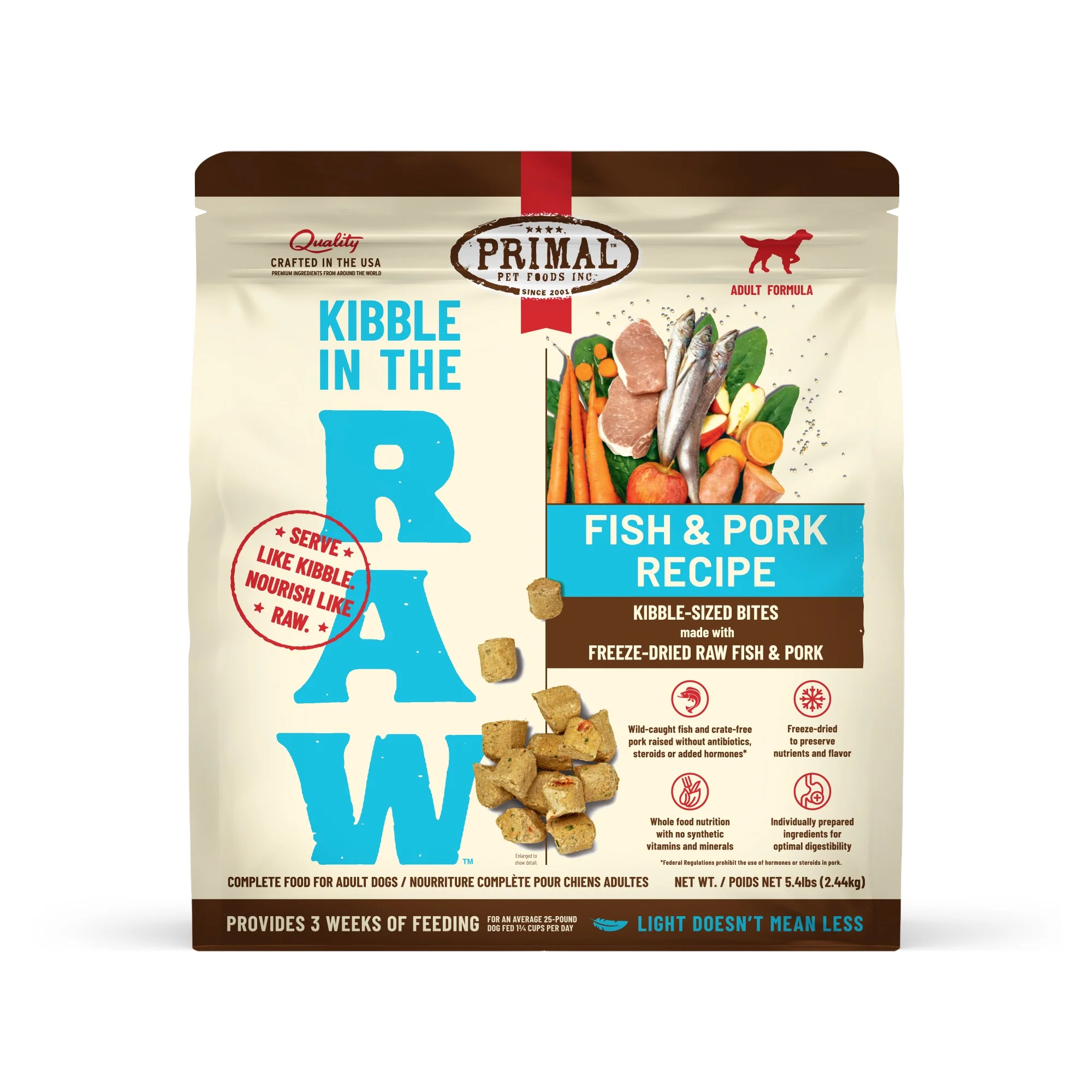 Primal Kibble in the Raw Fish & Pork - Image 5