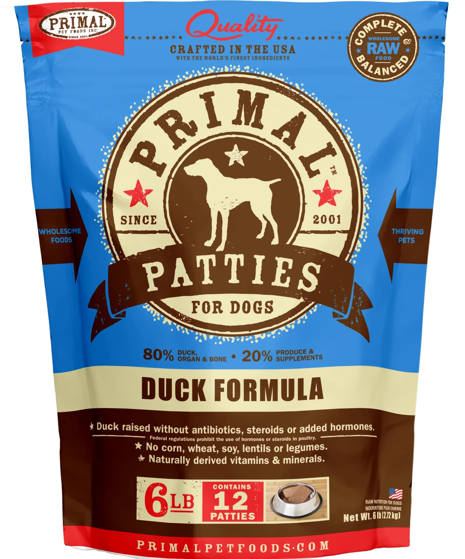 Primal Raw Frozen Duck, Turkey & Fish Formula - Image 7