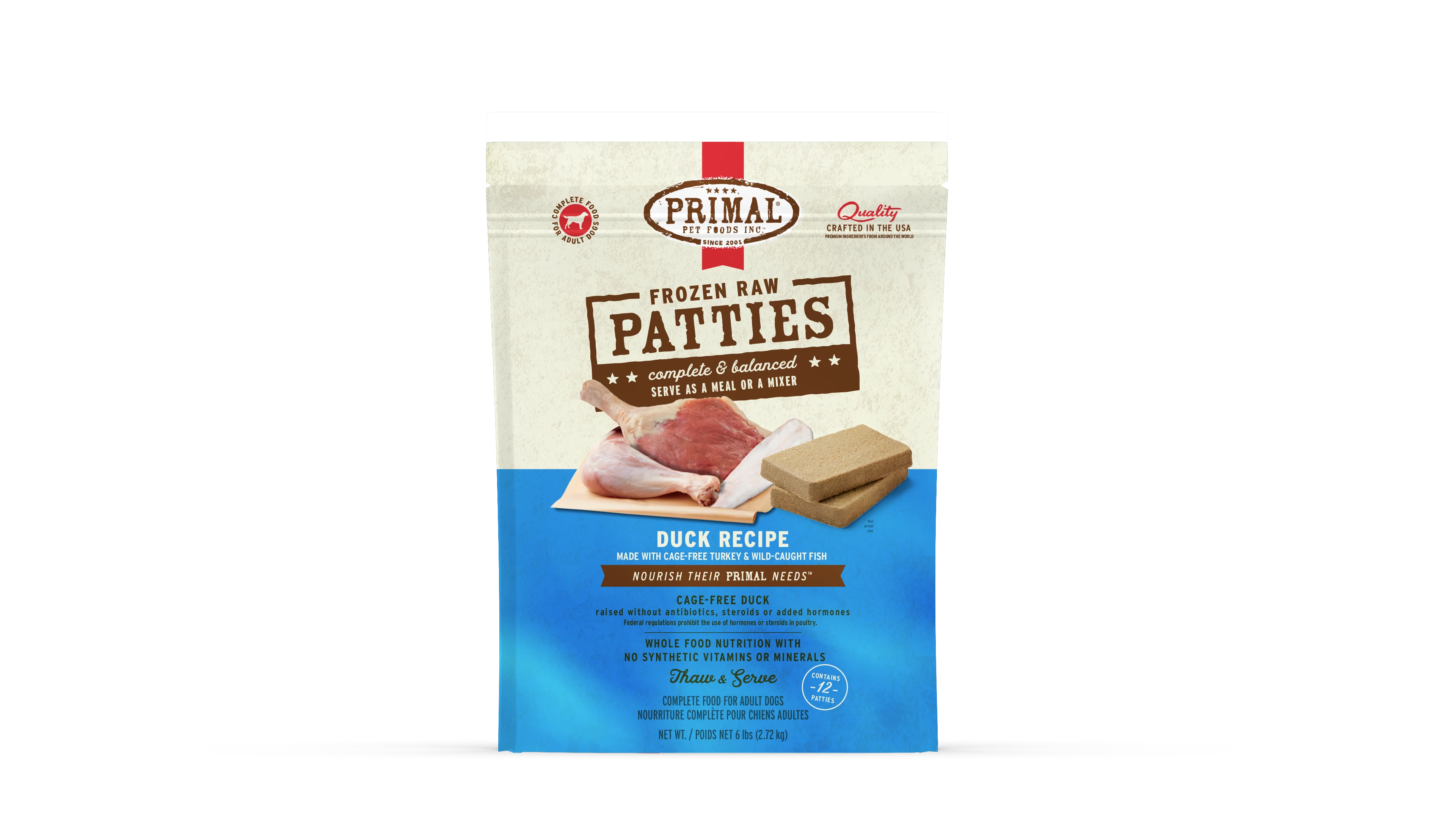 Primal Raw Frozen Duck, Turkey & Fish Formula - Image 9