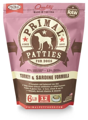Primal Raw Frozen Turkey & Sardine Formula - Image 4