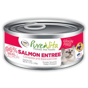 Pure Vita Cat Grain-Free Salmon Entree - Image 3
