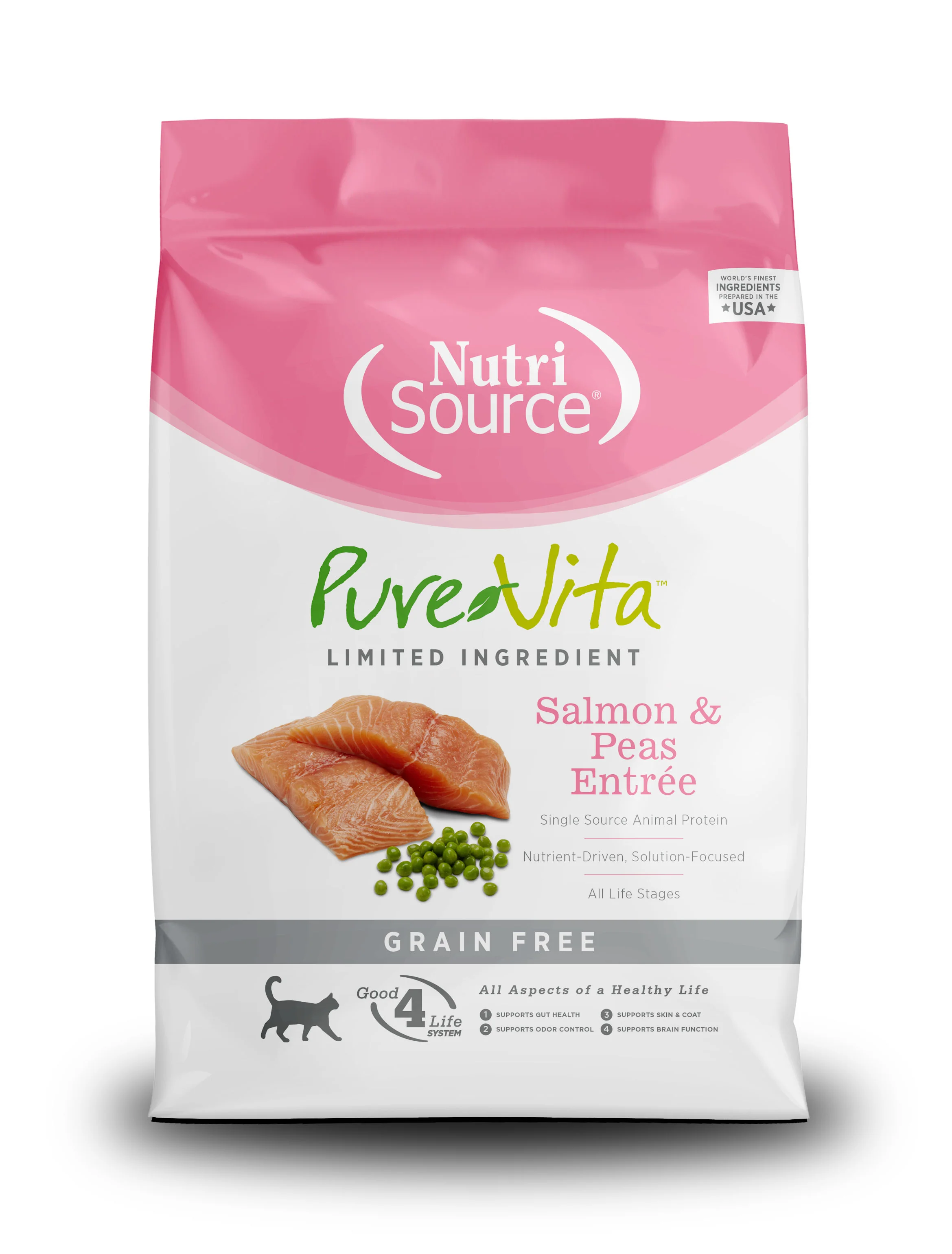 Pure Vita Cat Salmon & Peas Entree - Image 2