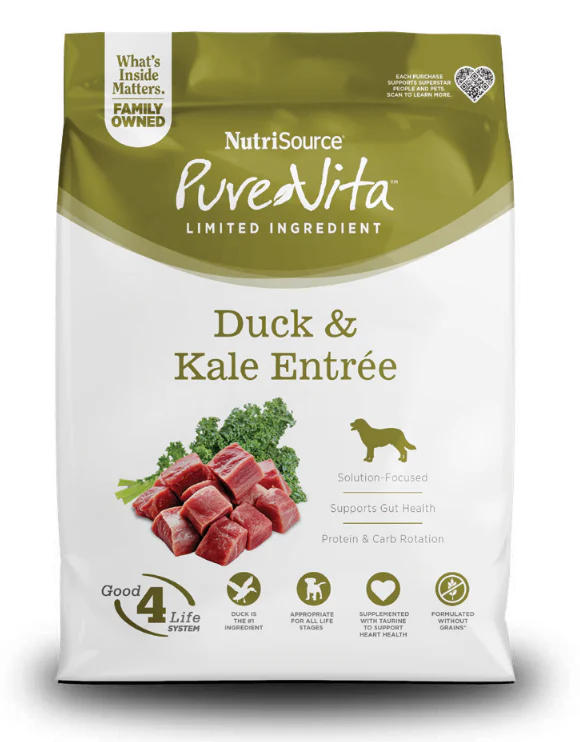 Pure Vita Grain-Free Duck & Kale Formula - Image 2