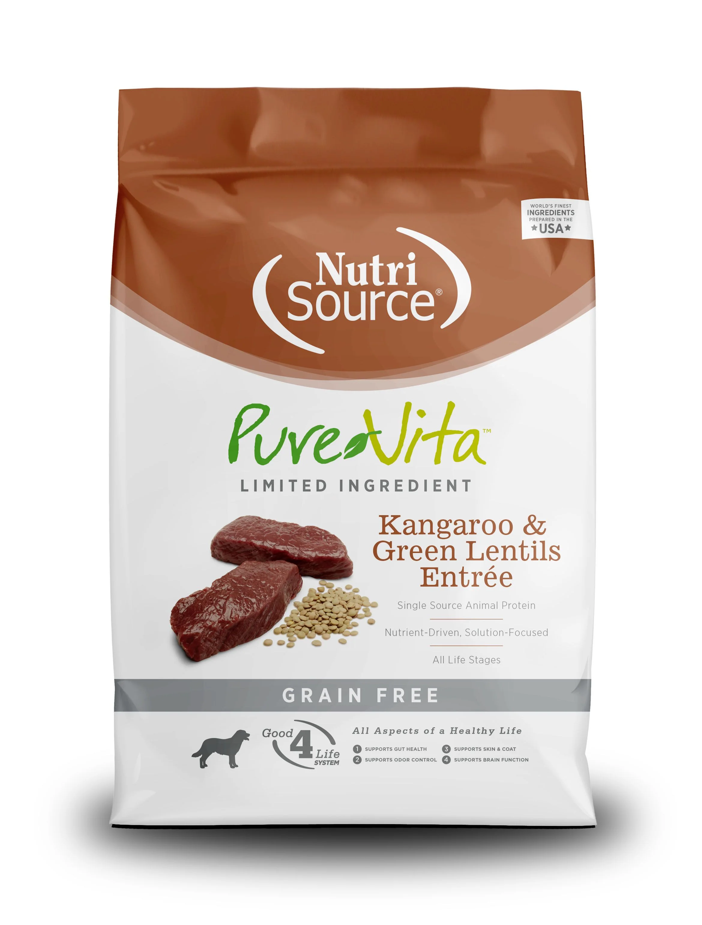 Pure Vita Grain-Free Kangaroo & Green Lentils Entree - Image 3