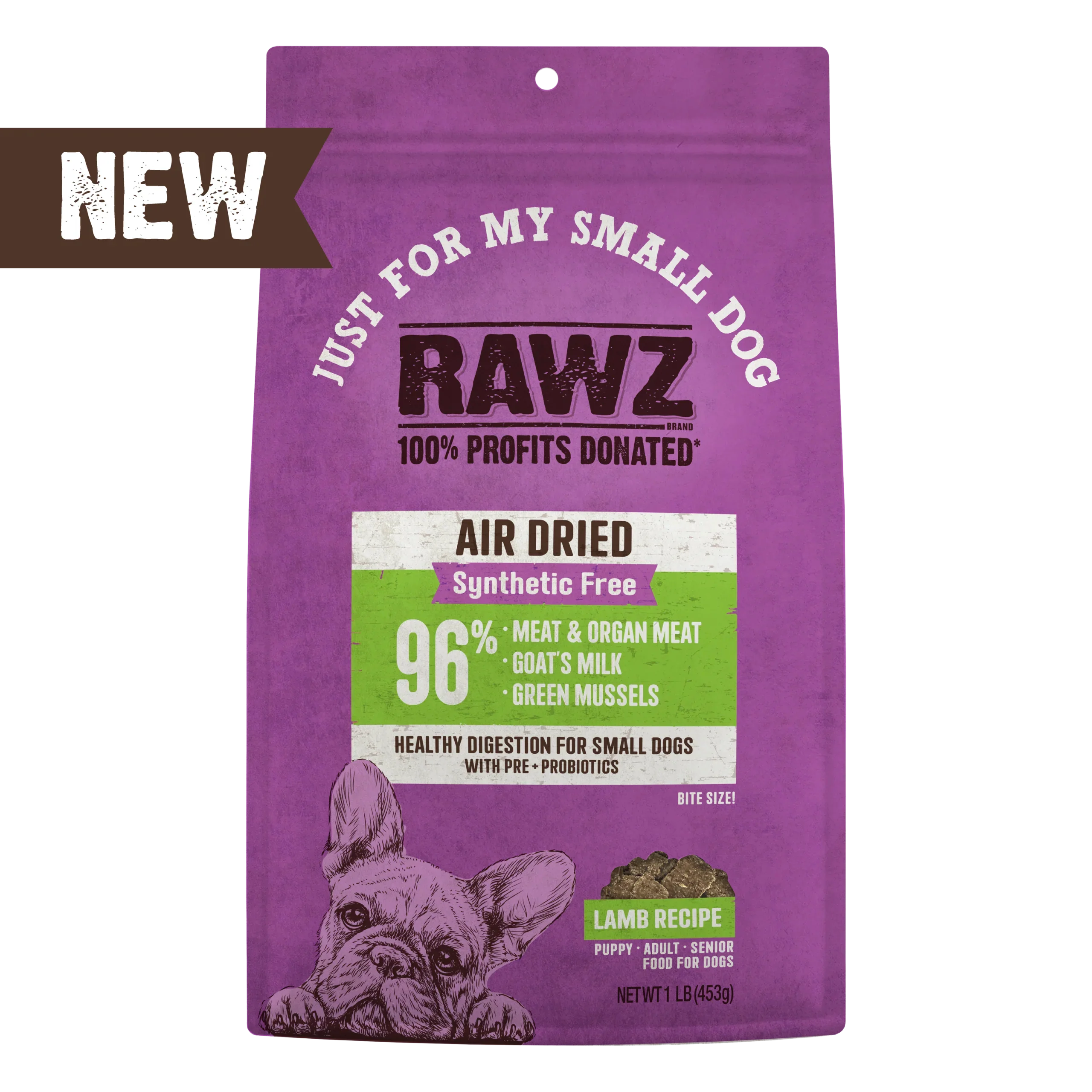 Rawz Air Dried Just for My Small Dog Lamb - Image 2