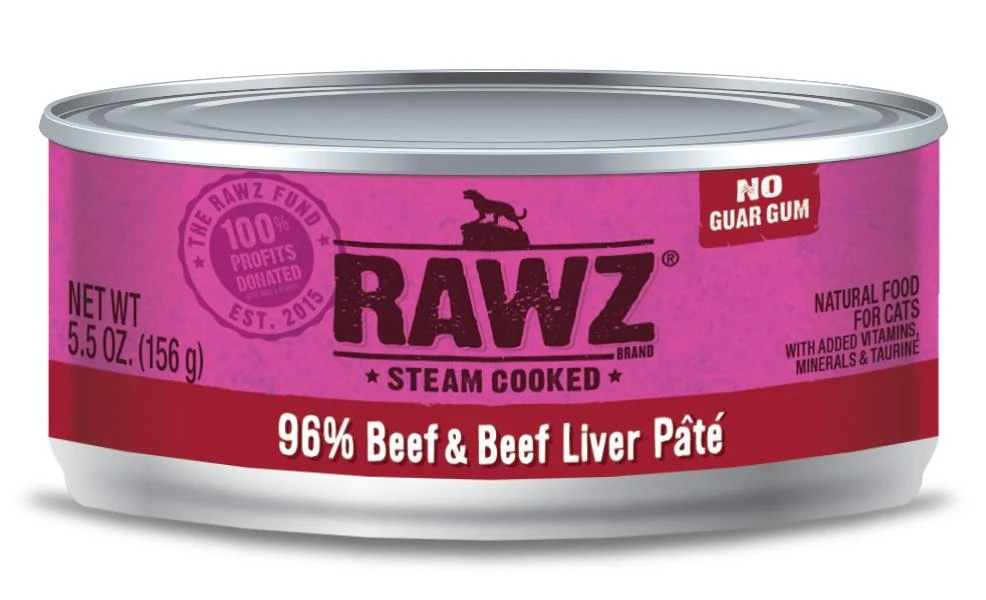 Rawz Cat 96% Beef & Beef Liver Pate - Image 3