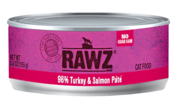 Rawz Cat 96% Turkey & Salmon Pate - Image 3