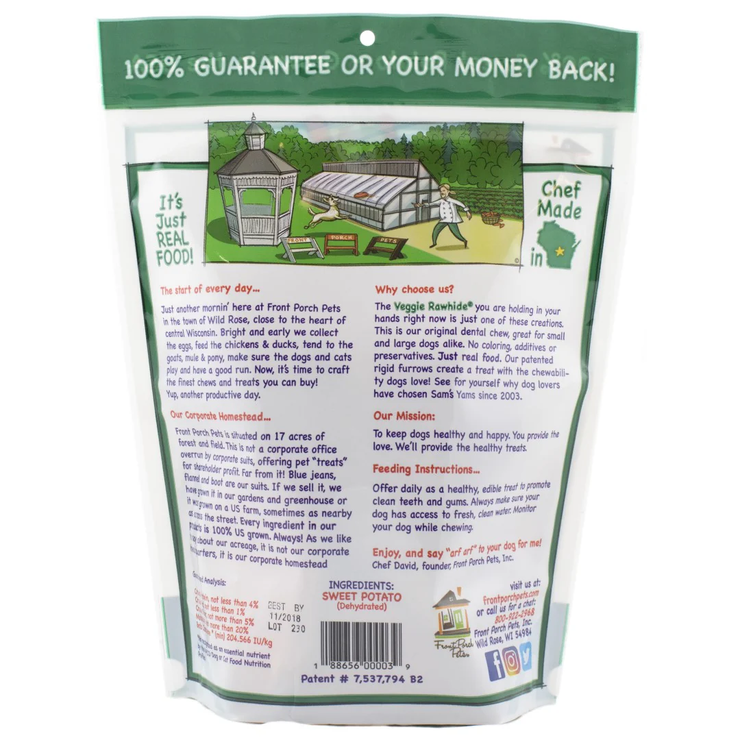 Sams Yams Veggie Rawhide - Image 6