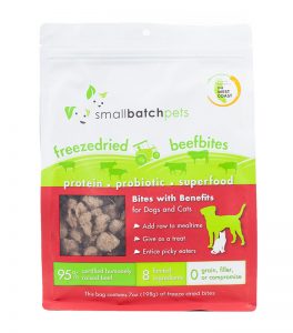Small Batch Dog Super Booster Freeze Dried Beef Bites 7oz. - Image 2