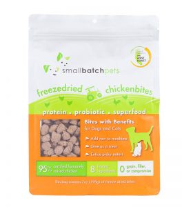 Small Batch Dog Super Booster Freeze Dried Chicken Bites 7oz. - Image 2