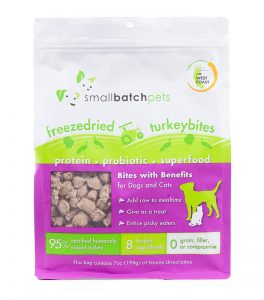 Small Batch Dog Super Booster Freeze Dried Turkey Bites 7oz. - Image 2