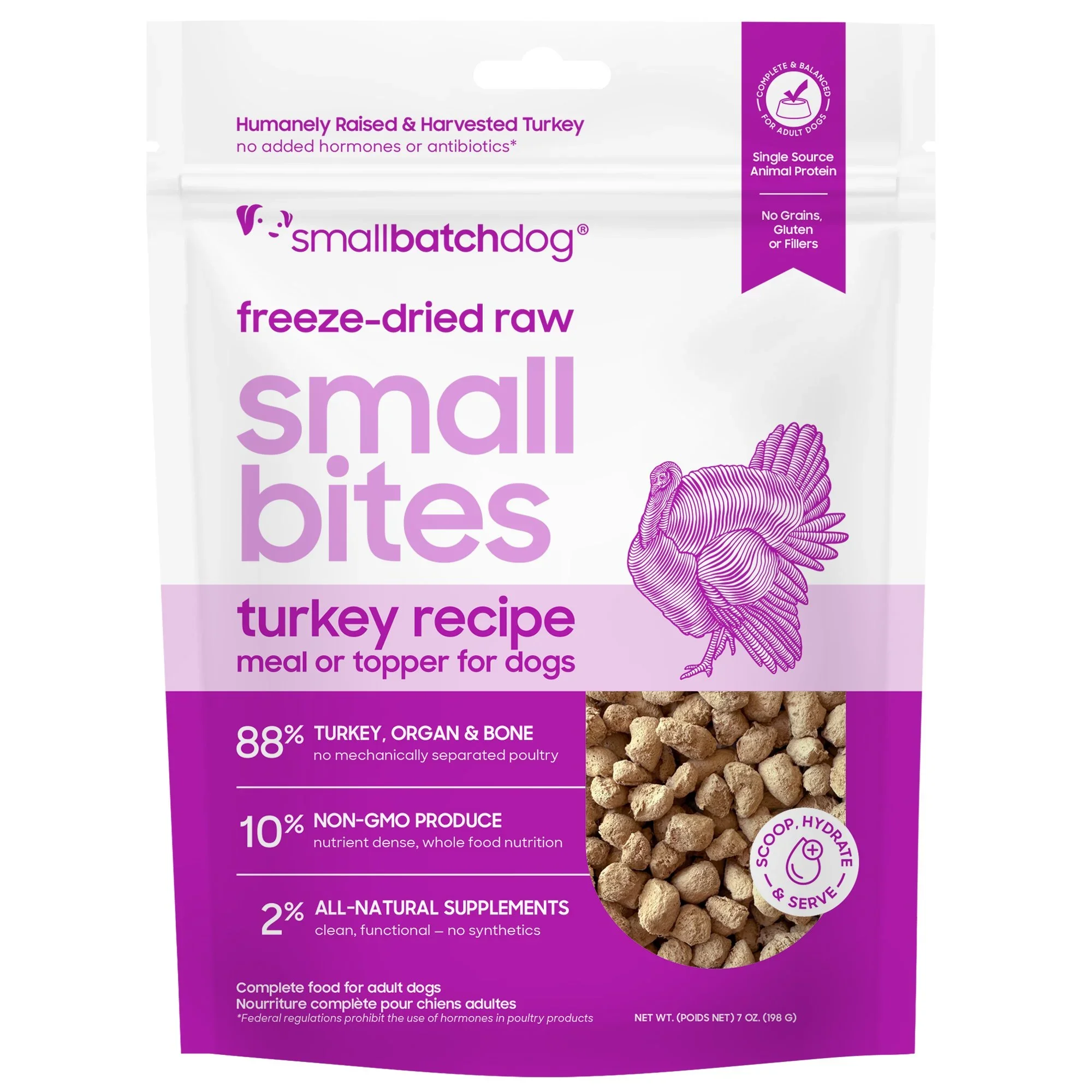 Small Batch Freeze Dried Turkey Small Bites - Image 2
