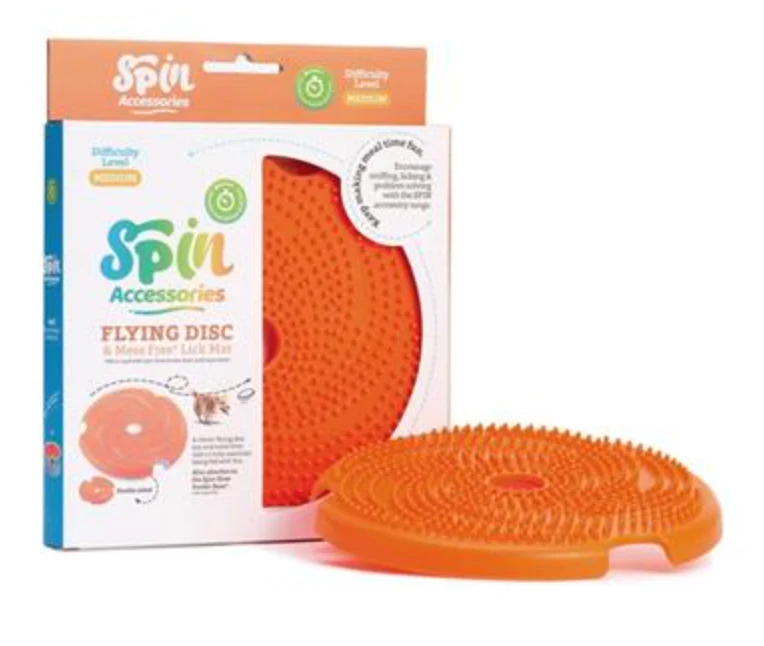 Spin Disc Interactice Lick Feeder & Frisbee - Image 2