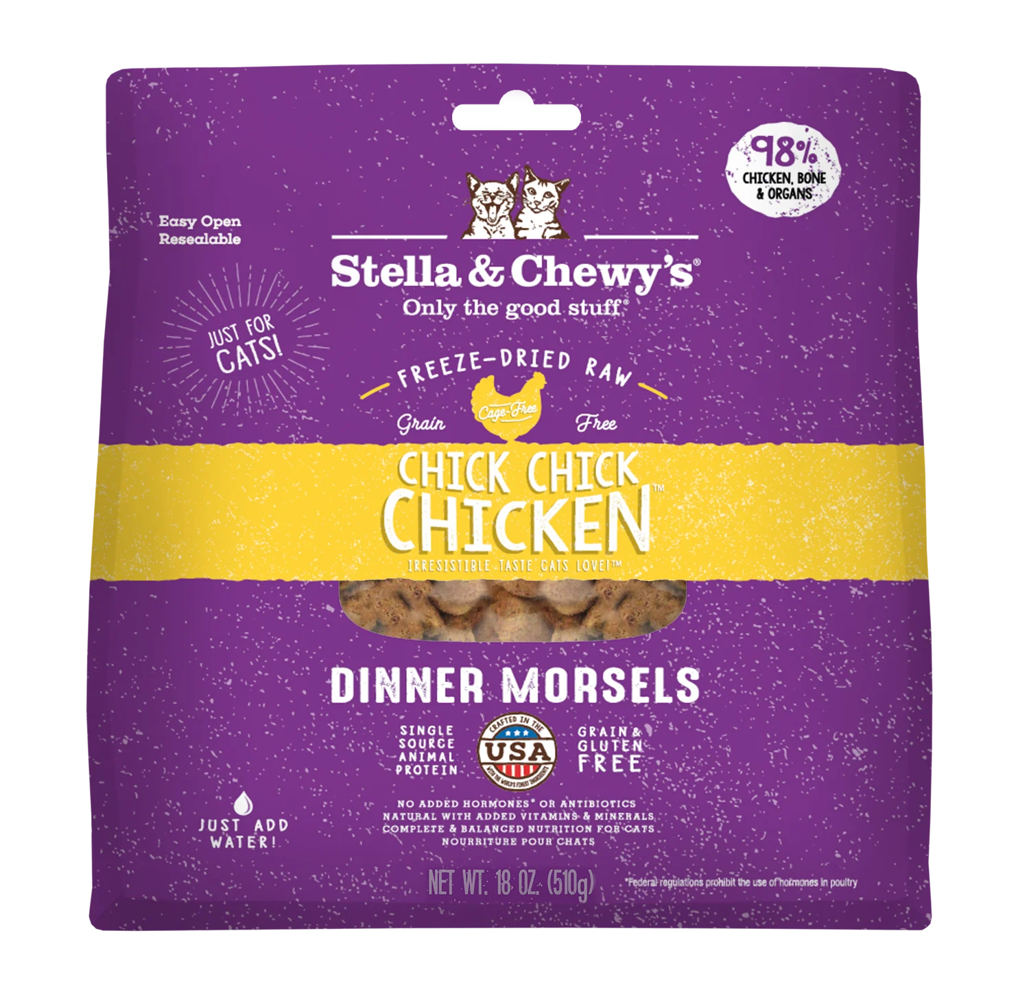 Stella & Chewy's Cat Freeze-Dried Chick Chick Chicken - Image 3
