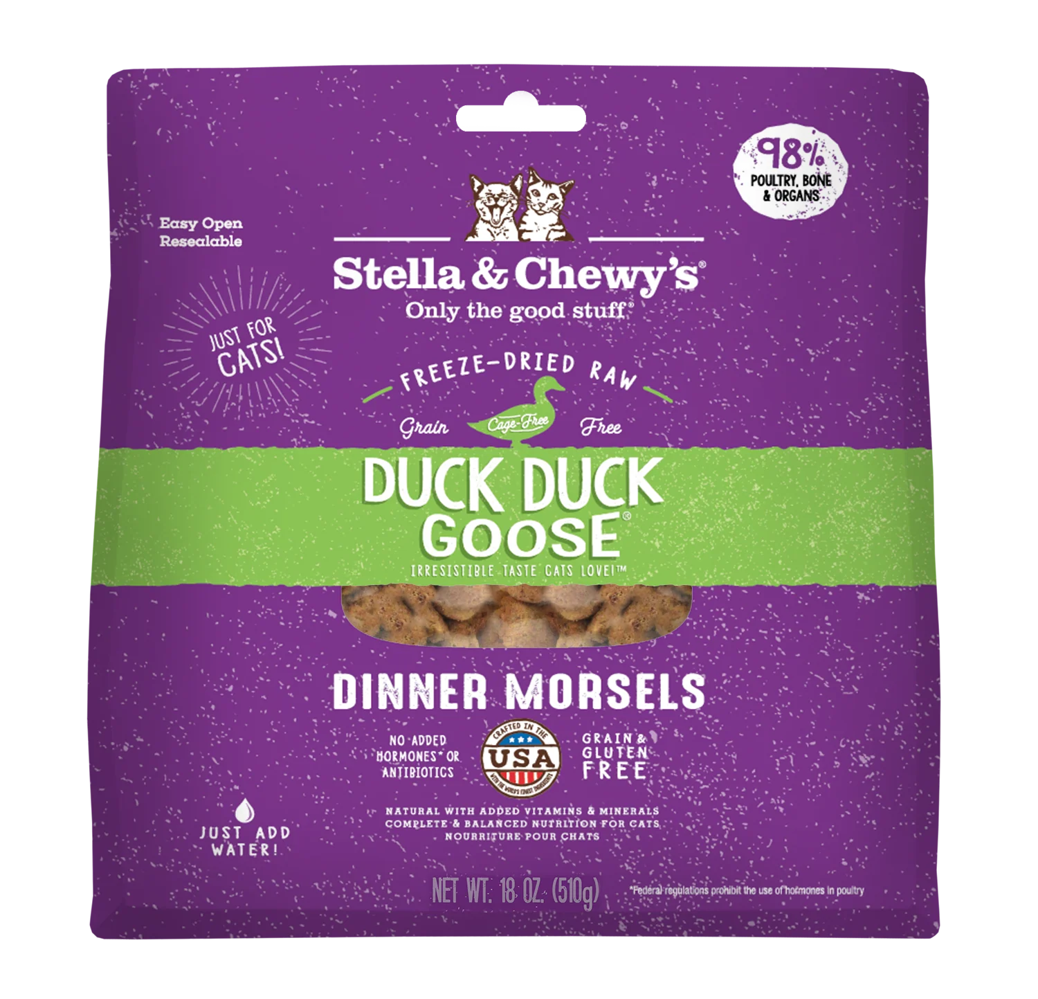 Stella & Chewy's Cat Freeze-Dried Duck Duck Goose - Image 2