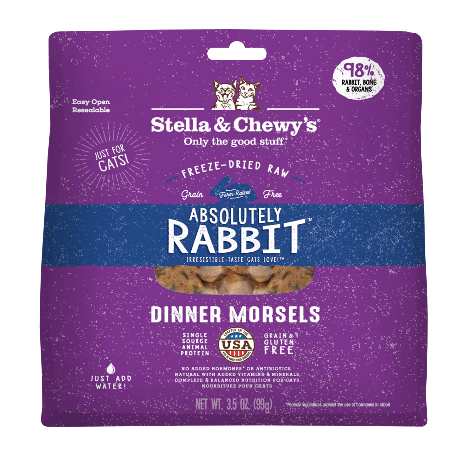 Stella & Chewy's Cat Freeze-Dried Absolutely Rabbit - Image 2