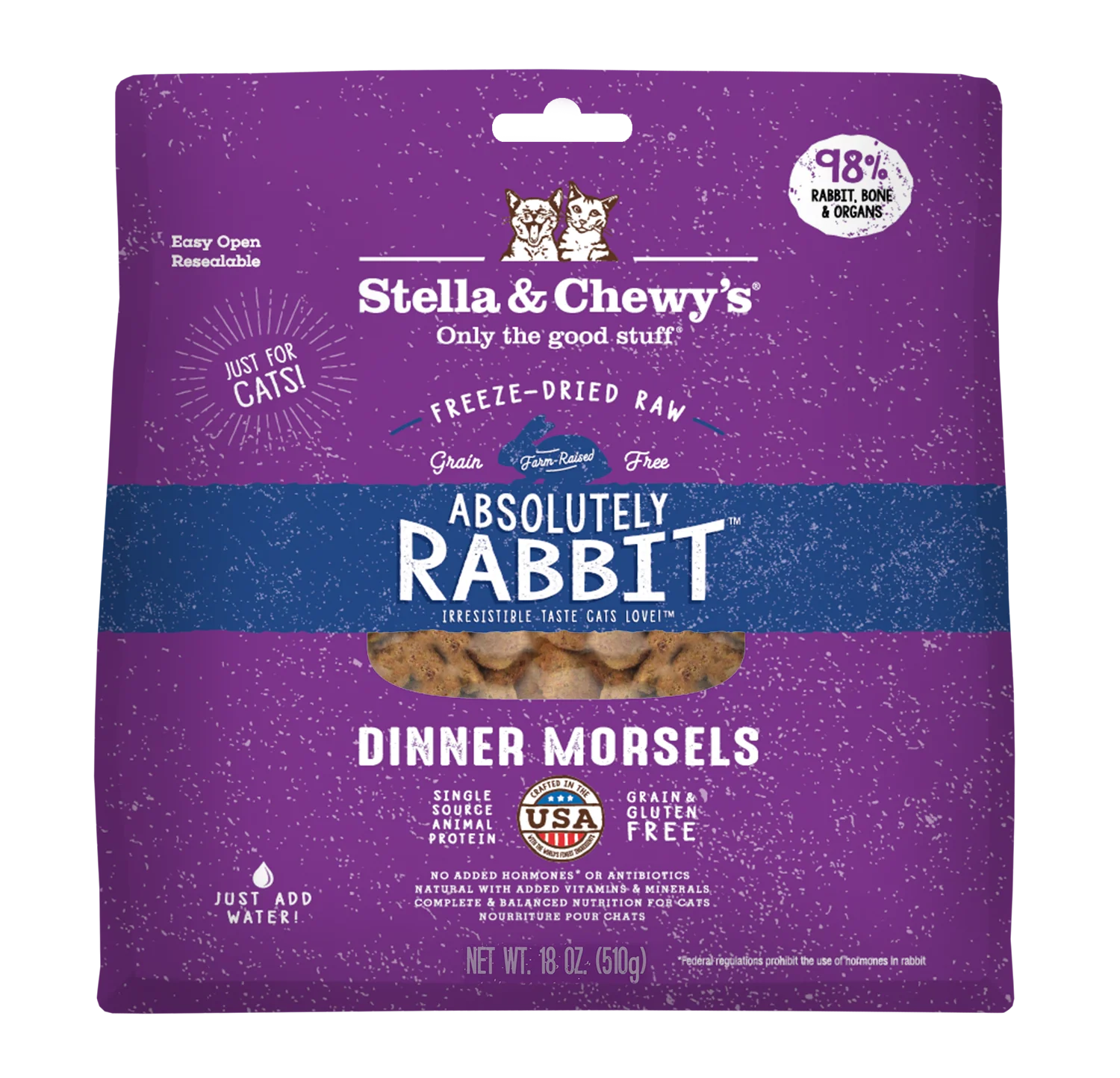 Stella & Chewy's Cat Freeze-Dried Absolutely Rabbit - Image 3