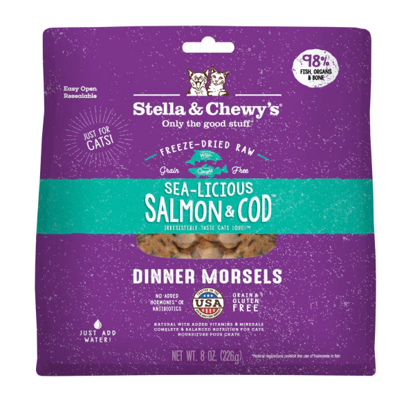 Stella & Chewy's Cat Freeze-Dried Sea-Licious Salmon & Cod - Image 3