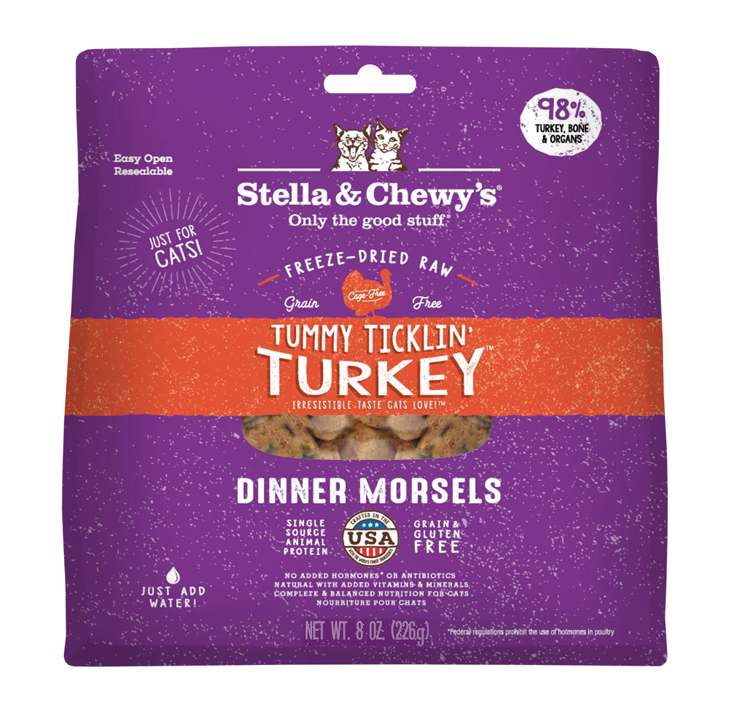 Stella & Chewy's Cat Freeze-Dried  Tummy Ticklin' Turkey - Image 2