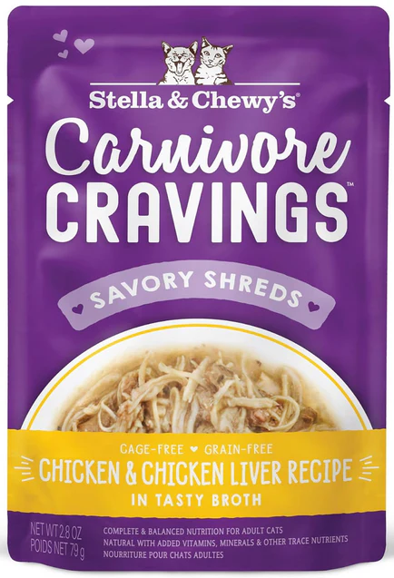 Stella & Chewy's Cat Carnivore Cravings Chicken & Chicken Liver Pouch - Image 2