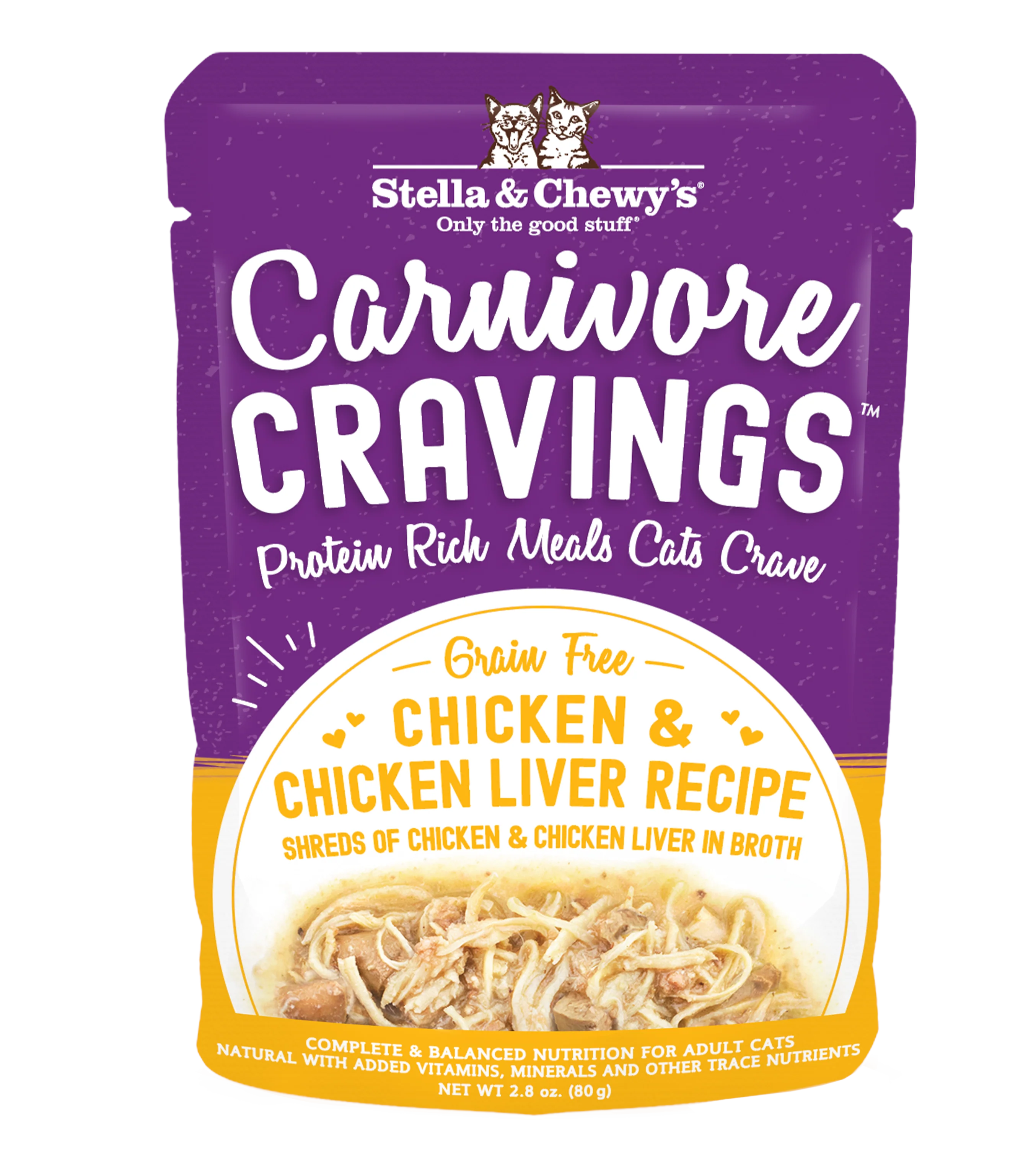 Stella & Chewy's Cat Carnivore Cravings Chicken & Chicken Liver Pouch - Image 3