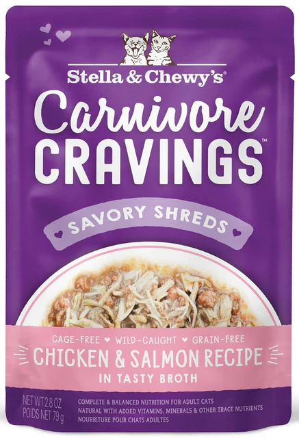 Stella & Chewy's Cat Carnivore Cravings Chicken & Salmon Pouch - Image 2