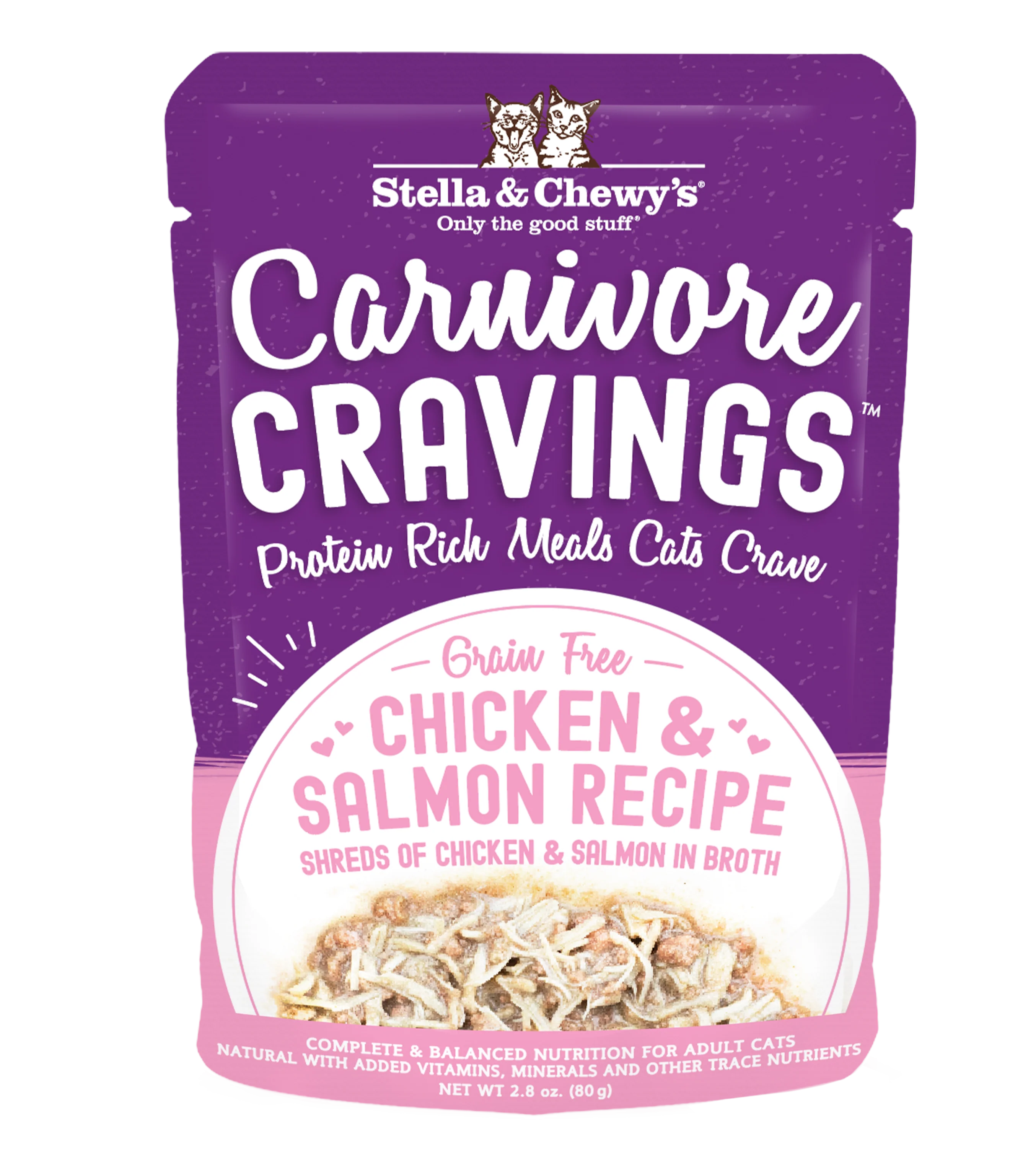 Stella & Chewy's Cat Carnivore Cravings Chicken & Salmon Pouch - Image 3
