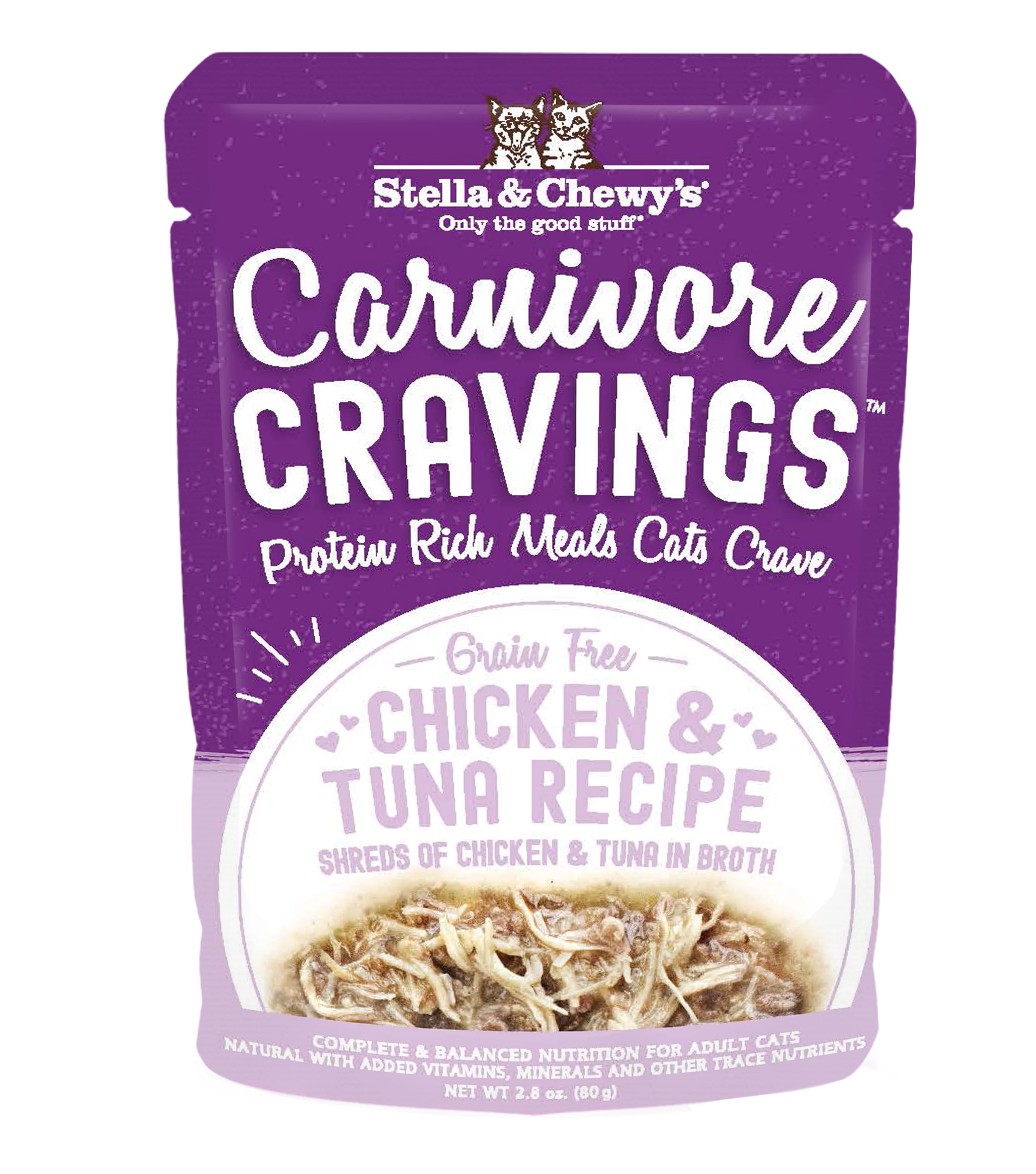 Stella & Chewy's Cat Carnivore Cravings Chicken & Tuna Pouch - Image 3