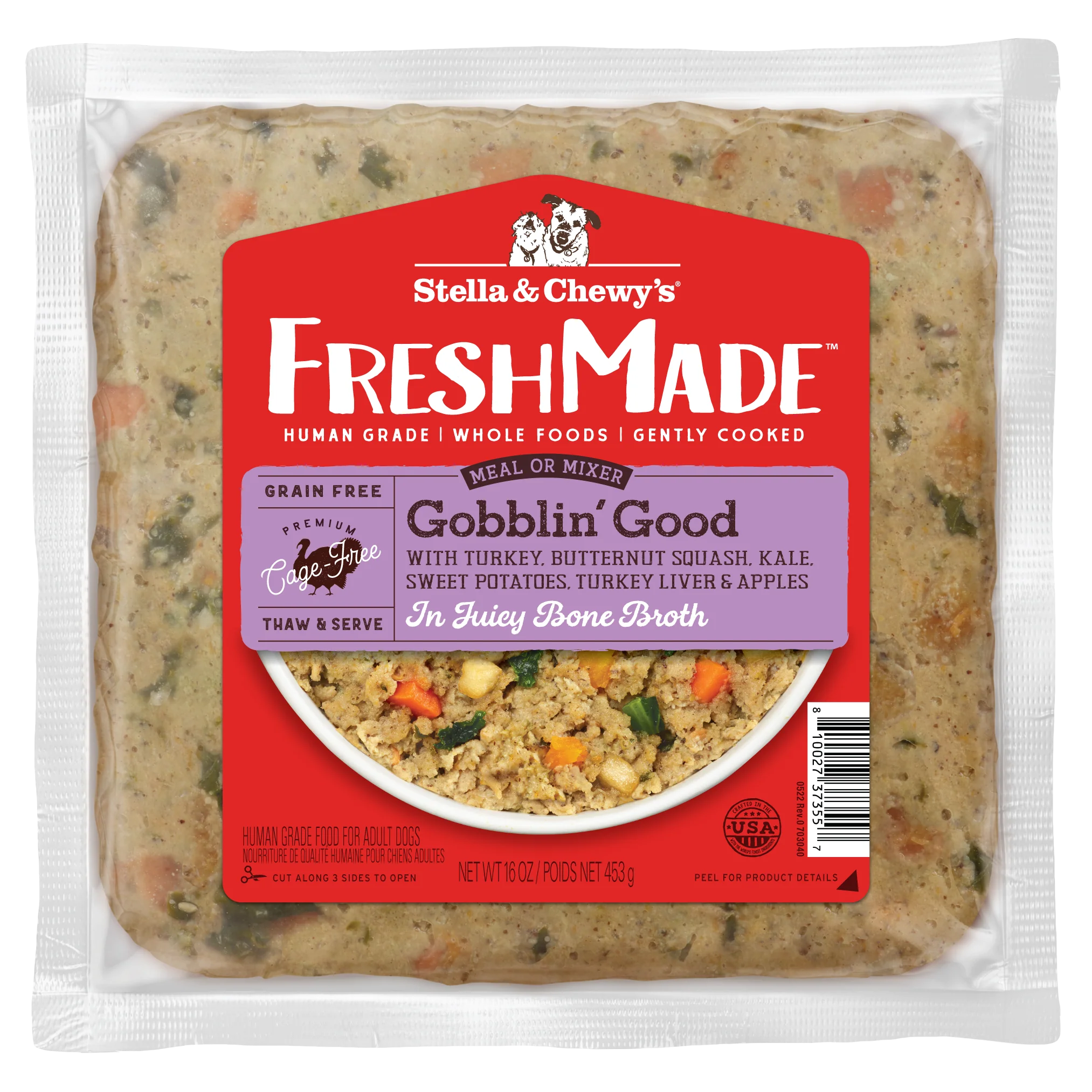 Stella & Chewy's Frozen Gently Cooked Gobblin' Good Turkey - Image 2