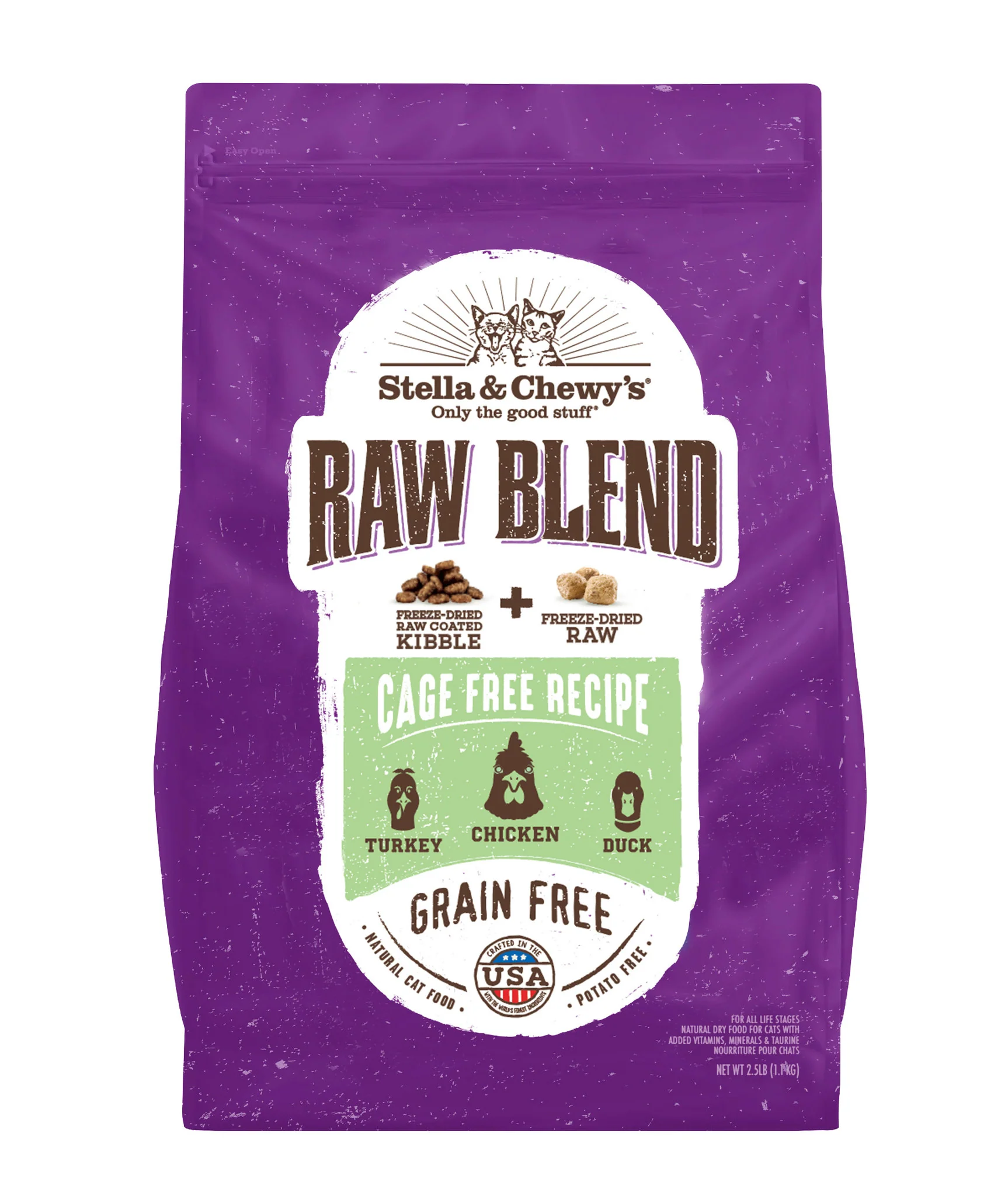 Stella & Chewy's Cat Raw Blend Cage-Free Poultry Recipe - Image 4