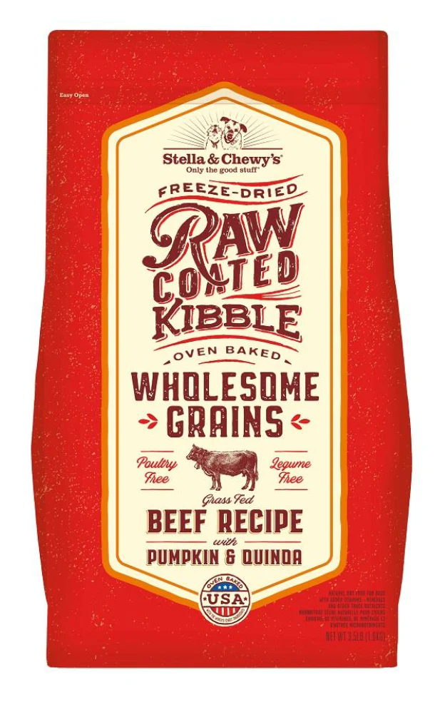 Stella & Chewy's Raw Coated Wholesome Grains Beef With Pumpkin - Image 2