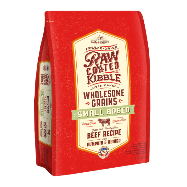 Stella & Chewy's Raw Coated Wholesome Grains Small Breed Beef Recipe with Pumpkin & Quinoa - Image 2