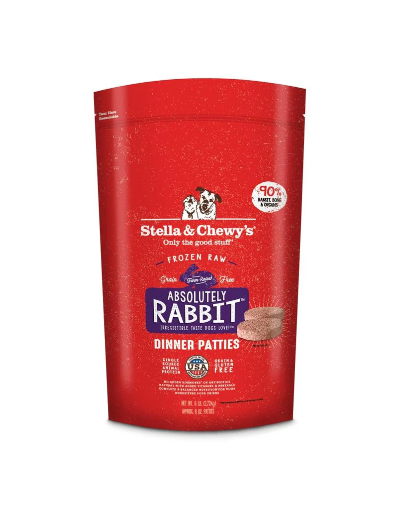 Stella & Chewy's Raw Frozen Absolutely Rabbit Dinner Patties - Image 2