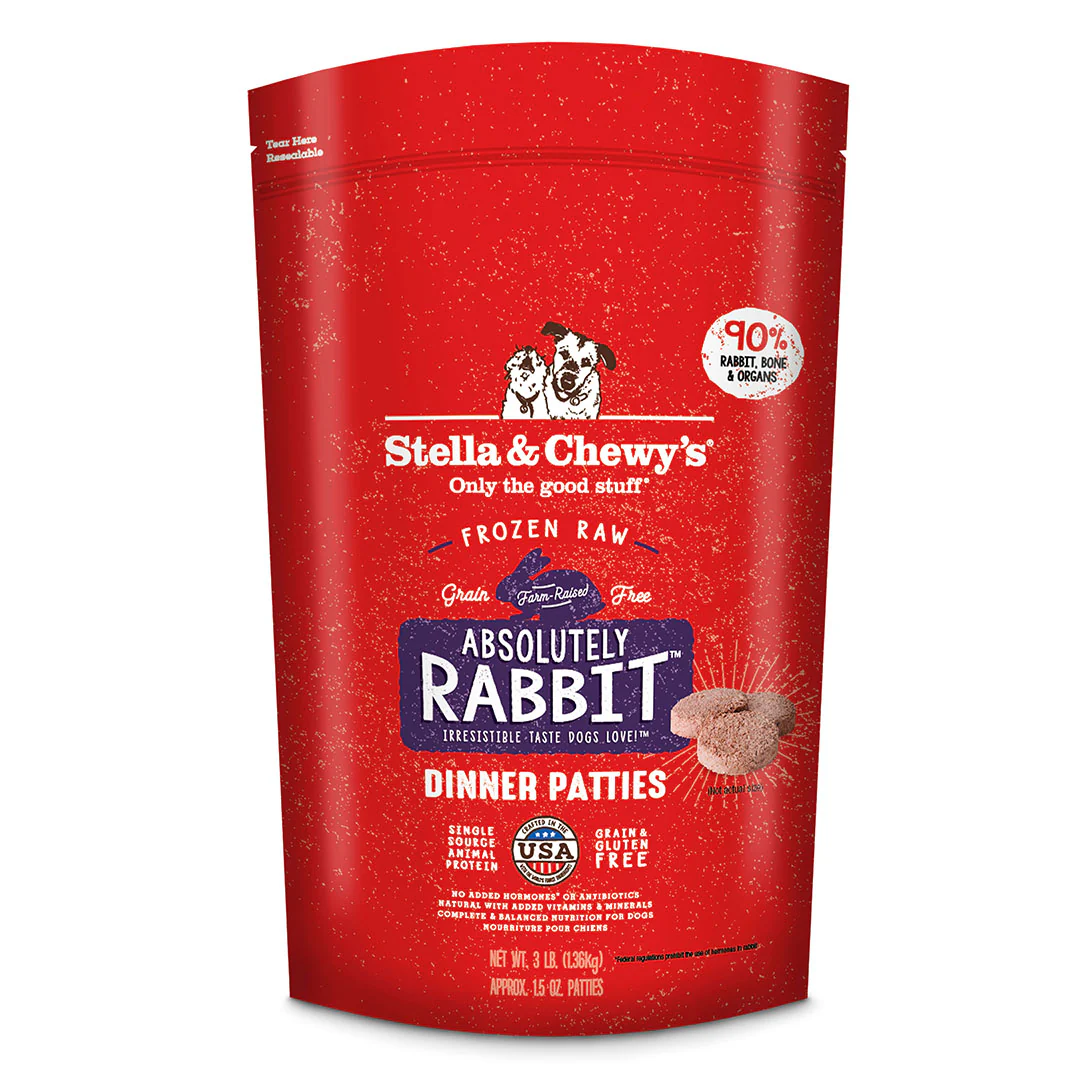 Stella & Chewy's Raw Frozen Absolutely Rabbit Dinner Patties - Image 3