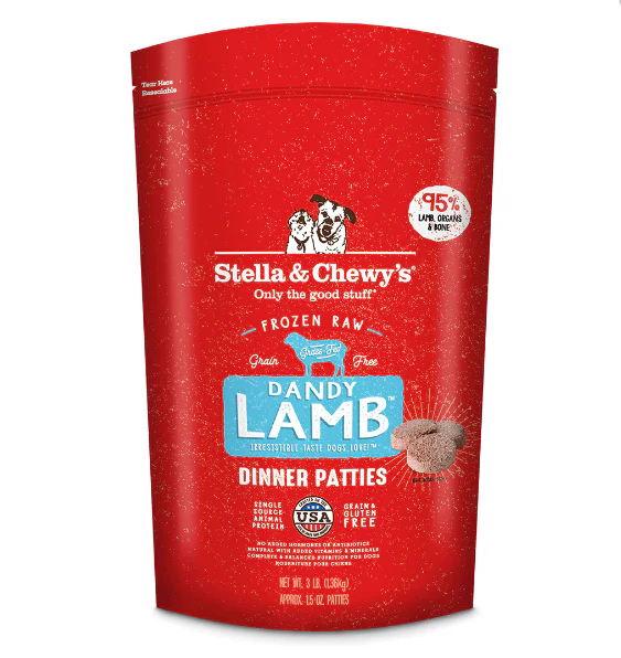 Stella & Chewy's Raw Frozen Dandy Lamb Dinner Patties - Image 2