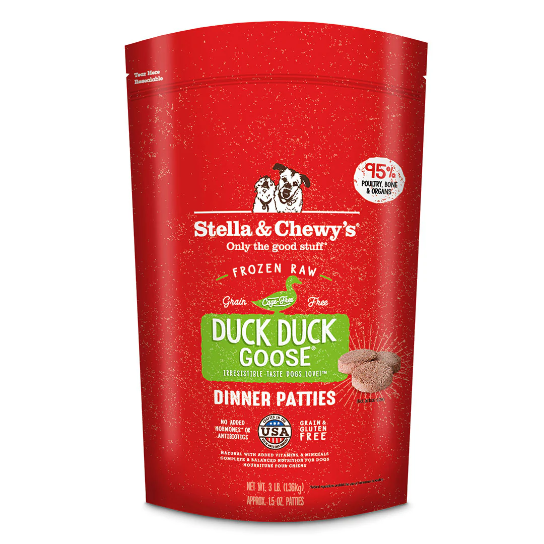 Stella & Chewy's Raw Frozen Duck Duck Goose Dinner Patties - Image 3
