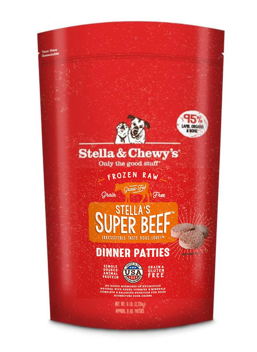 Stella & Chewy's Raw Frozen Stella's Super Beef Dinner Patties - Image 2