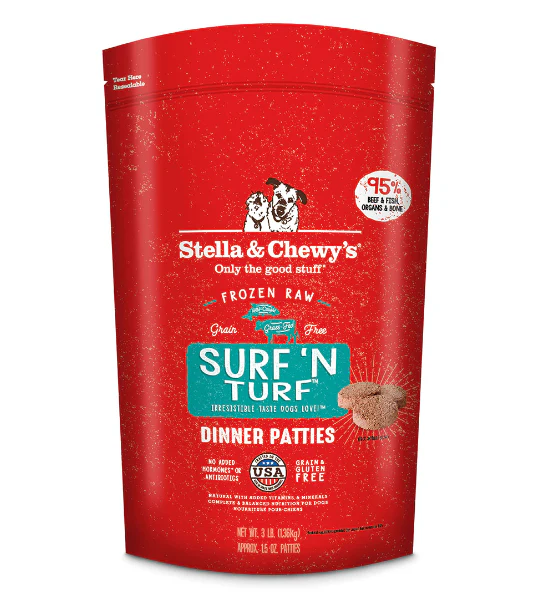 Stella & Chewy's Raw Frozen Surf N' Turf Dinner Patties - Image 2
