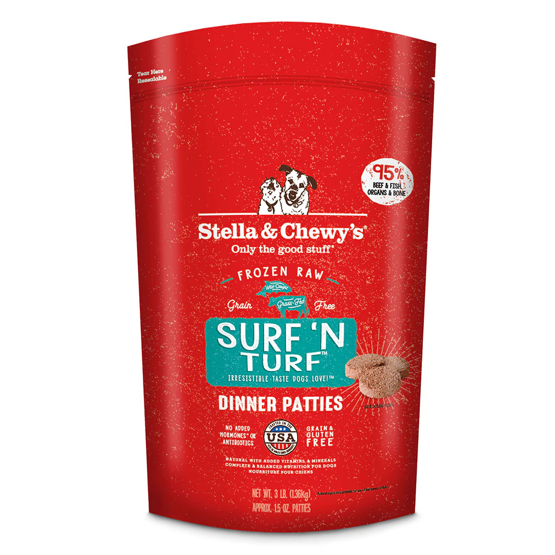 Stella & Chewy's Raw Frozen Surf N' Turf Dinner Patties - Image 3