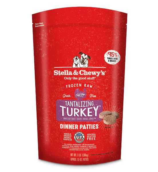 Stella & Chewy's Raw Frozen Tantalizing Turkey Dinner Patties - Image 2