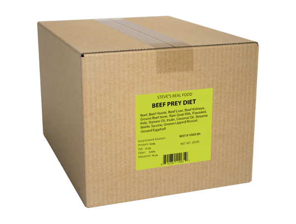 Steves Real Food Beef Diet PREY Patties (No Produce) 20 lb - Image 3
